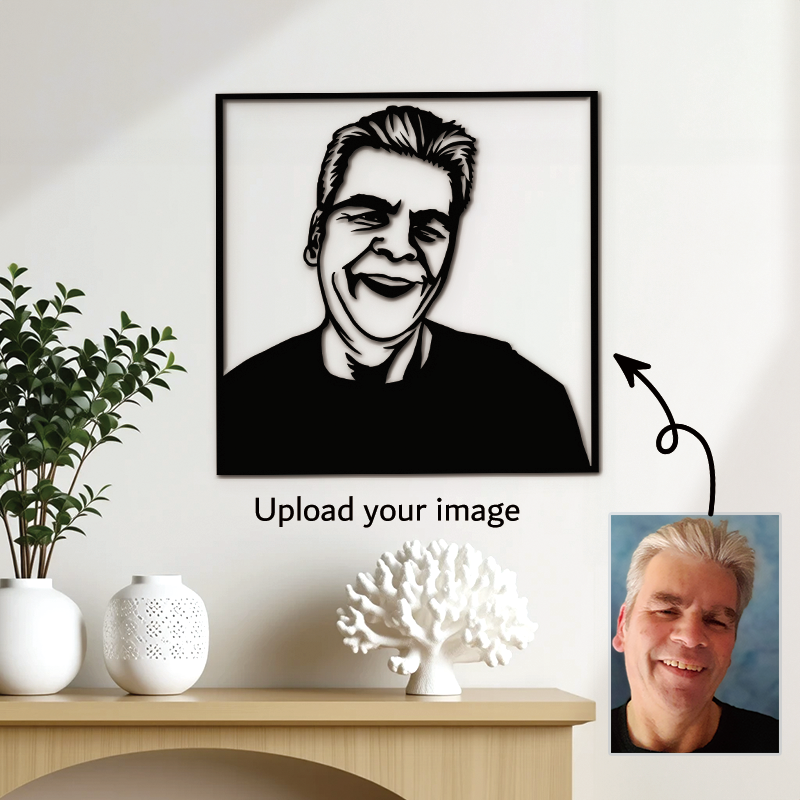 Customizable Metal Wall Decor, Supports Any Design/Pattern, No Restrictions on Image Content, Complete Freedom for Pattern Customization, Durable Forged Iron Outdoor Sign, No Electricity Needed