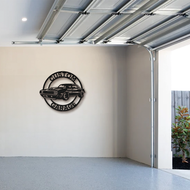 Personalized Garage Metal Sign │ Custom Car Wall Art Decor