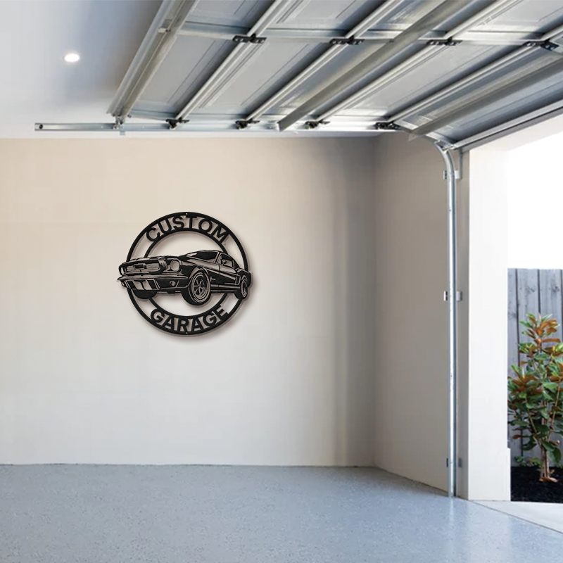 Personalized Garage Metal Sign │ Custom Car Wall Art Decor