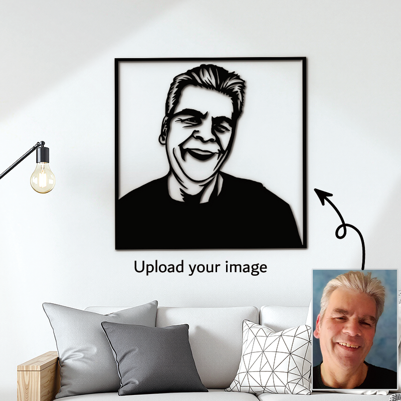 Customizable Metal Wall Decor, Supports Any Design/Pattern, No Restrictions on Image Content, Complete Freedom for Pattern Customization, Durable Forged Iron Outdoor Sign, No Electricity Needed