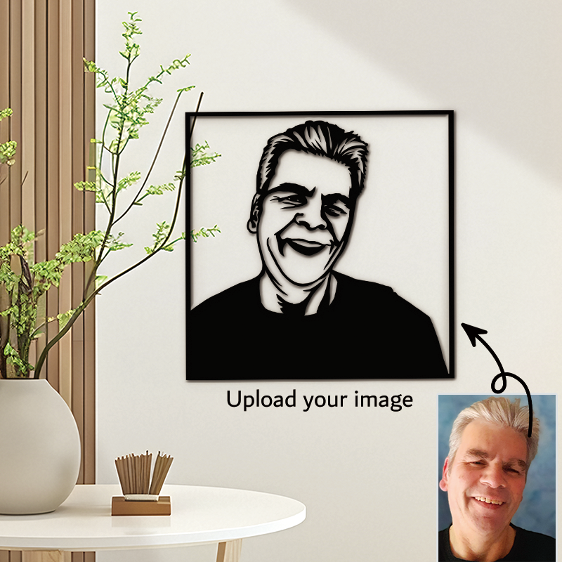 Customizable Metal Wall Decor, Supports Any Design/Pattern, No Restrictions on Image Content, Complete Freedom for Pattern Customization, Durable Forged Iron Outdoor Sign, No Electricity Needed